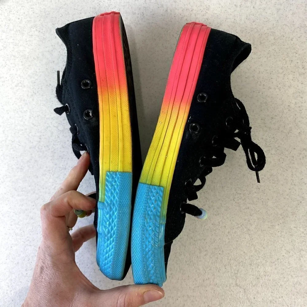 Converse Youth Chuck Taylor All Star Low Rainbow Ice Sneakers 2